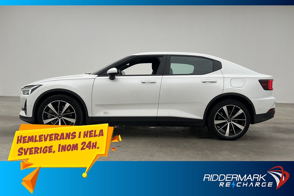 Polestar 2 Long Range Dual Motor AWD Pano H/K 360° Drag MOMS