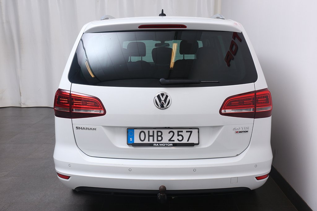 Volkswagen Sharan 2,0 TDI 184hk 4Motion Värmare Drag 7-sits 2017