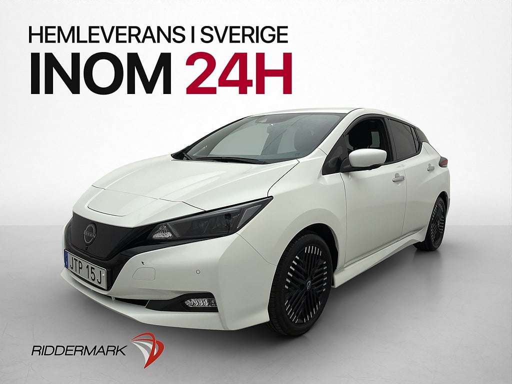 Nissan Leaf 150hk Kamera 360° Rattvärme Döda-vinkel MOMS