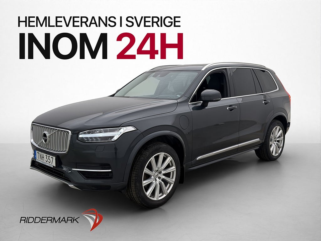 Volvo XC90 T8 AWD Inscription 7-Sits Pano B&W HUD 360° 4-Zon