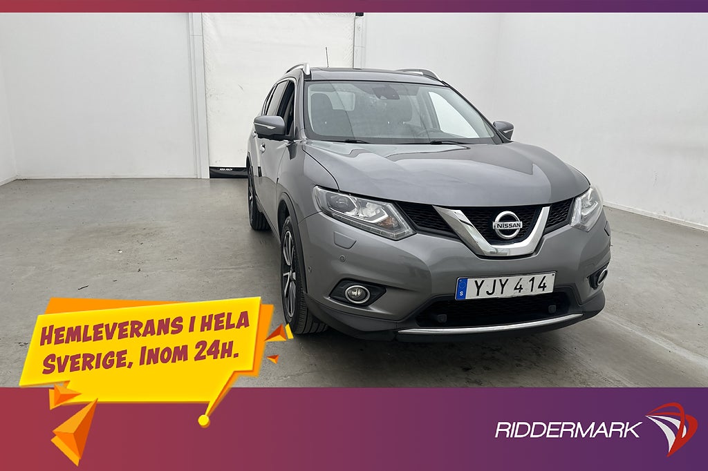 Nissan X-Trail 1.6 DIG-T Tekna Pano 360° Skinn Navi Drag