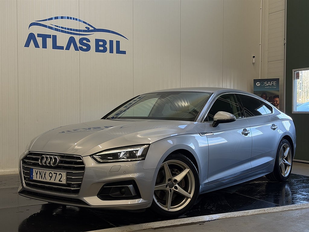 Audi A5 Sportback 2.0 TDI quattro STronic 190hk|Drag|Carplay|Ny servad|