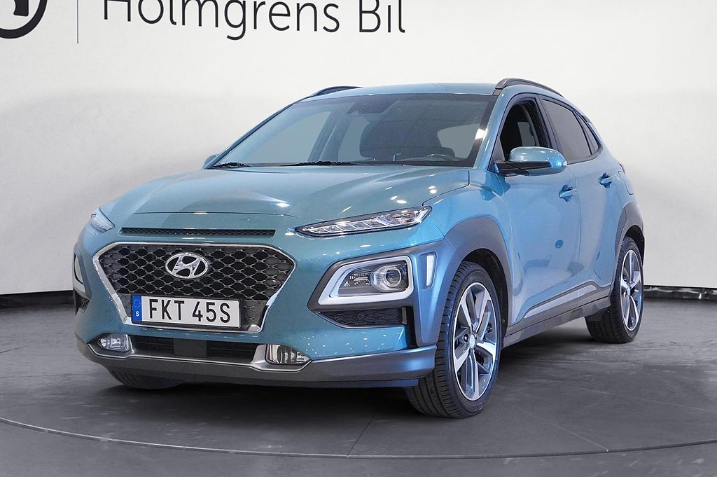 Hyundai Kona Kona, 1.6 T-GDi DCT 4wd, Premium, Dragkrok, Backkamera, Navi
