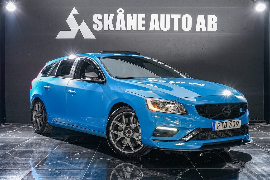 Volvo V60 Polestar T6 AWD Geartronic, 420hk Polestar, R-Design, Summum