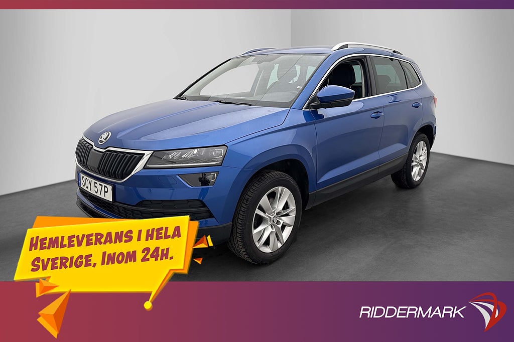 Skoda Karoq Ambition Skinn/tyg Bluetooth PDC En brukare