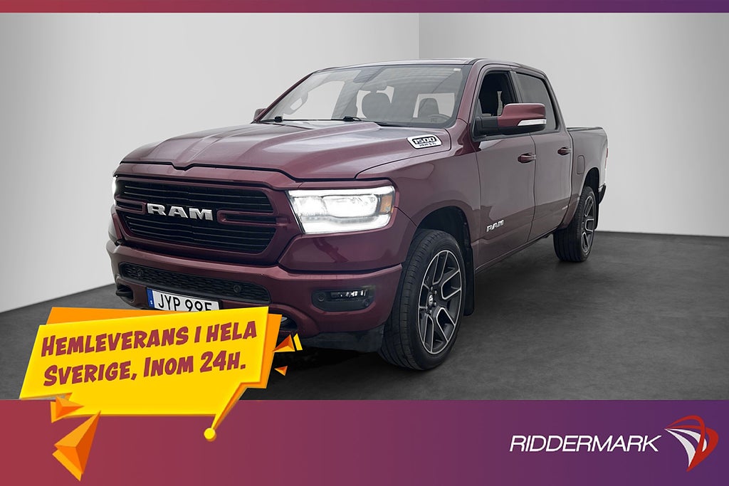 Dodge RAM 1500 BIG HORN 5.7 4x4 Drag Kamera Diff Skinn MOMS