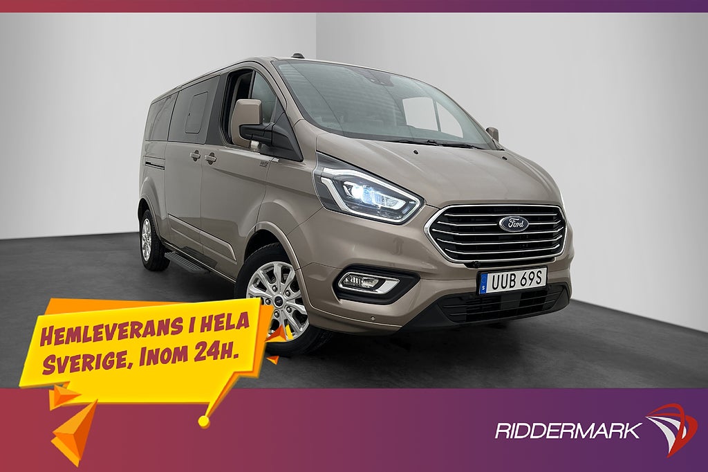 Ford Tourneo Custom Titanium Lång Värmare Drag B-Kamera MOMS