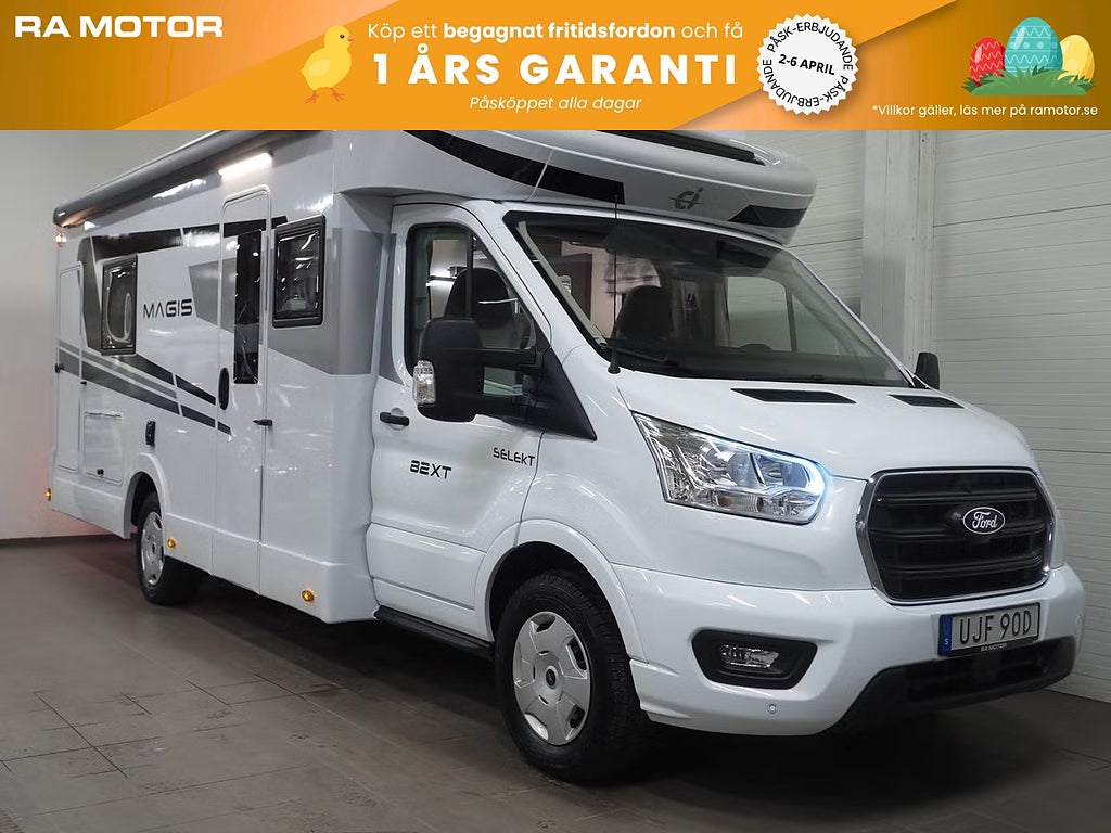 Ci Magis 82 XT Aut I ALDE I 3500kg I Låga långbäddar I Taksäng 2025