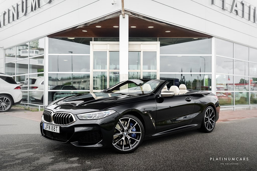 BMW M850i xDrive Cab 530hk / B&W / Sv.såld / Soft / SE SPEC