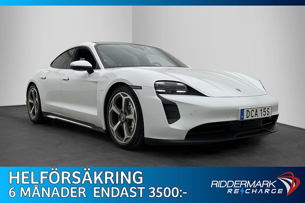 Porsche Taycan 381hk SportDesign Chrono  Värmare Pano 360°