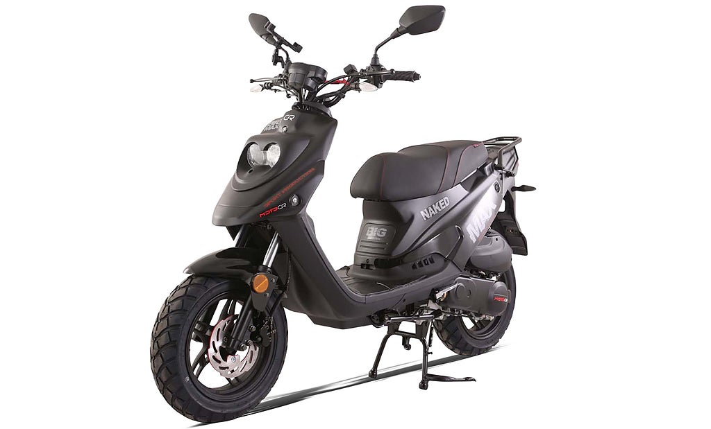 MOTO CR BIG-MAX NAKED MK.2 MATTSVART KLASS 1 (45KM/H)