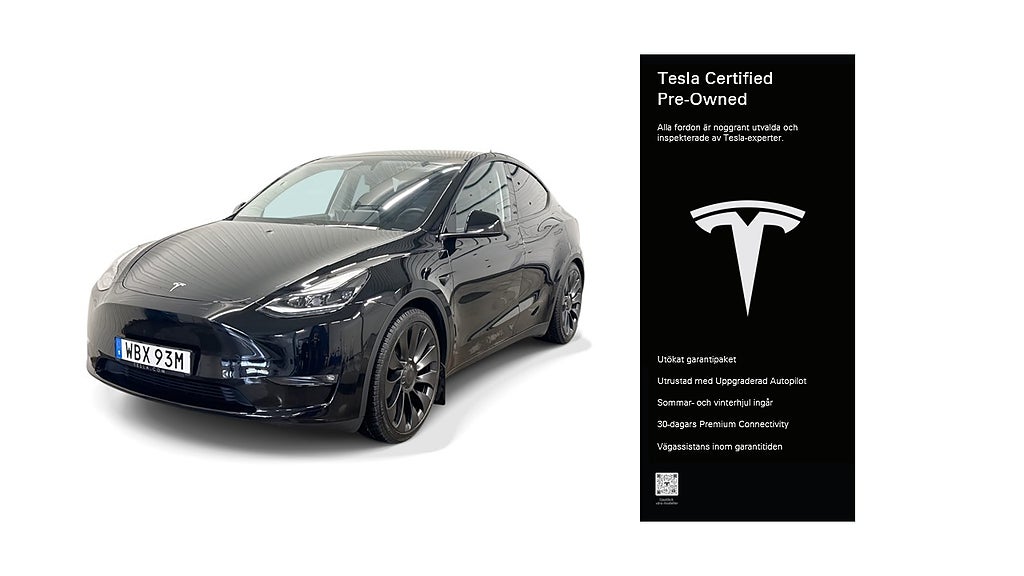 Tesla Model Y Performance Certified Pre-Owned 3,84% ränta