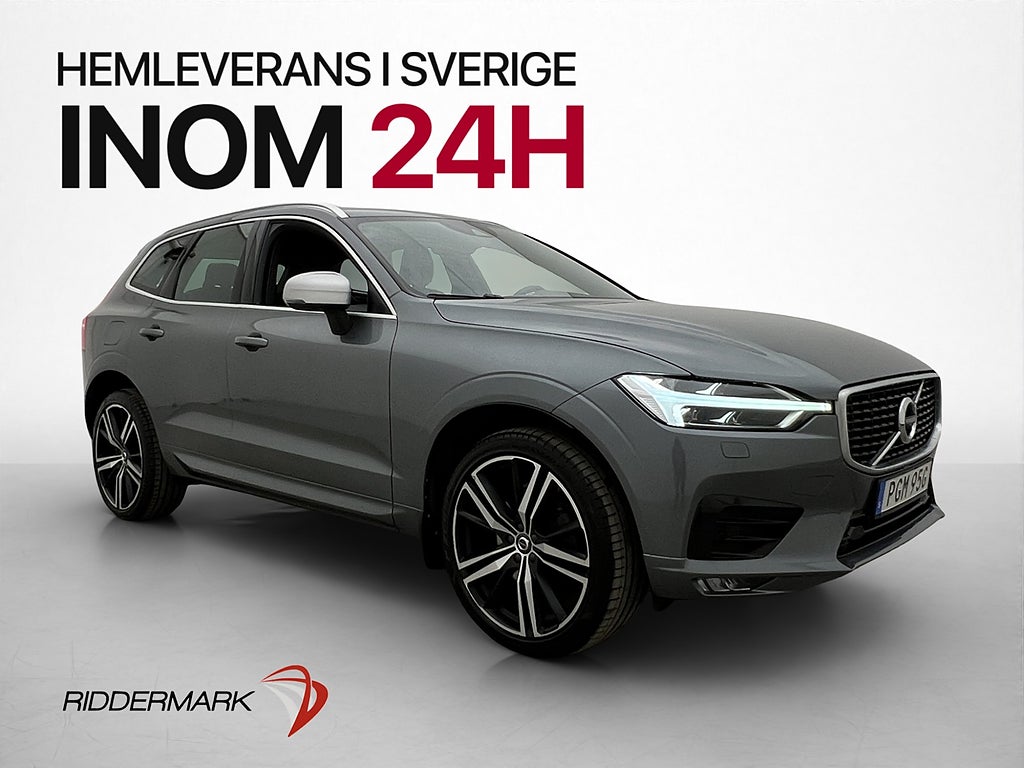 Volvo XC60 D5 AWD R-Design Skinn 360° BLIS CarPlay Navi MOMS