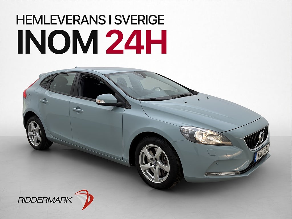 Volvo V40 T3 Automat Farthållare P-sensor LÅGA MIL 152hk