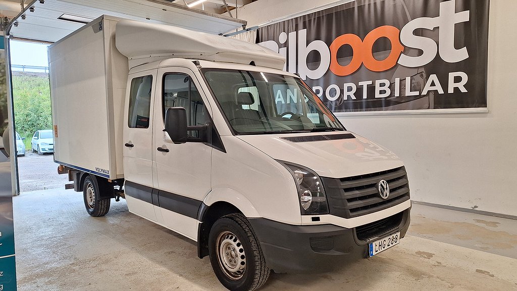 Volkswagen Crafter Double Cab 2.0 TDI, 6 sits, Bakgavellyft