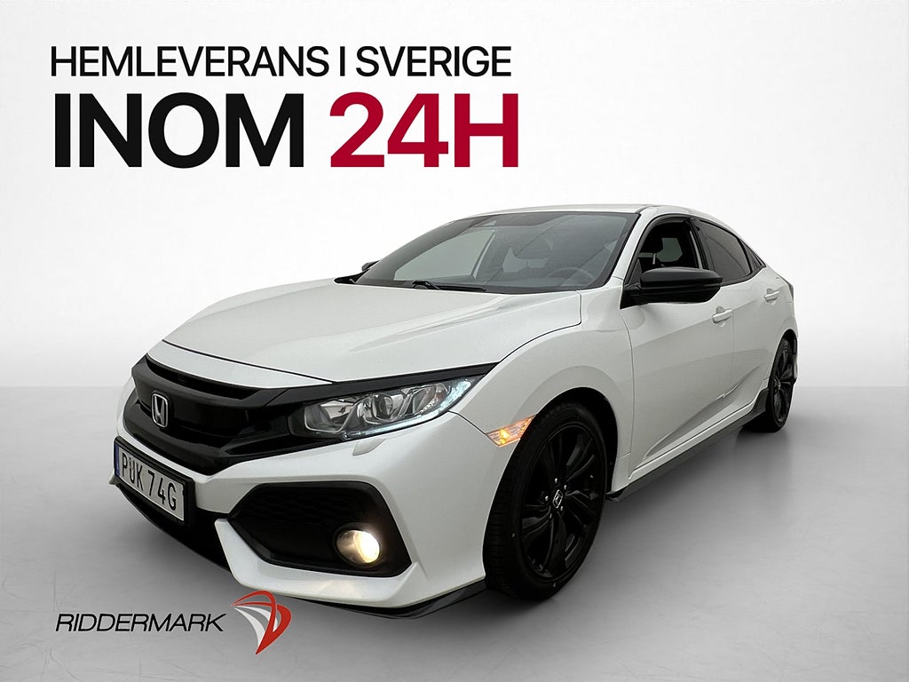 Honda Civic 1.0 CVT 126hk Dynamic Navi Kamera Skinnklädsel
