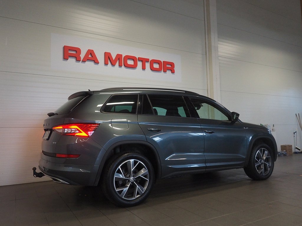 Skoda Kodiaq 2.0 TDI 190hk 4x4 Sportline |Drag|D-värm|Pano| 2020