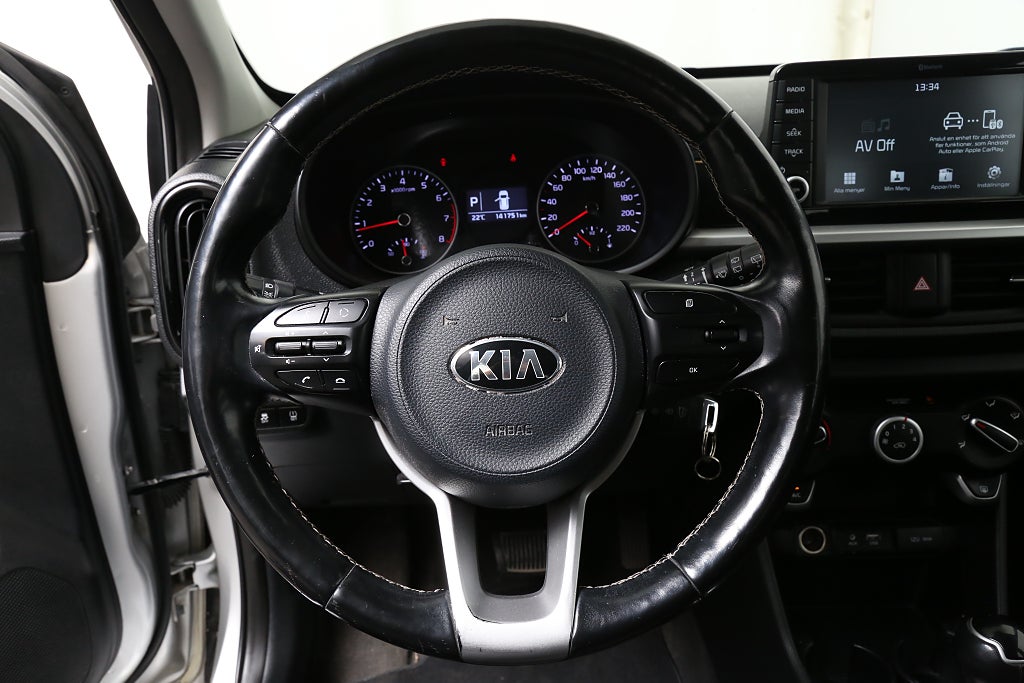 Kia Picanto 1,25 MPI 84hk Advance Automat CarPlay Kamera P-sensor 2019