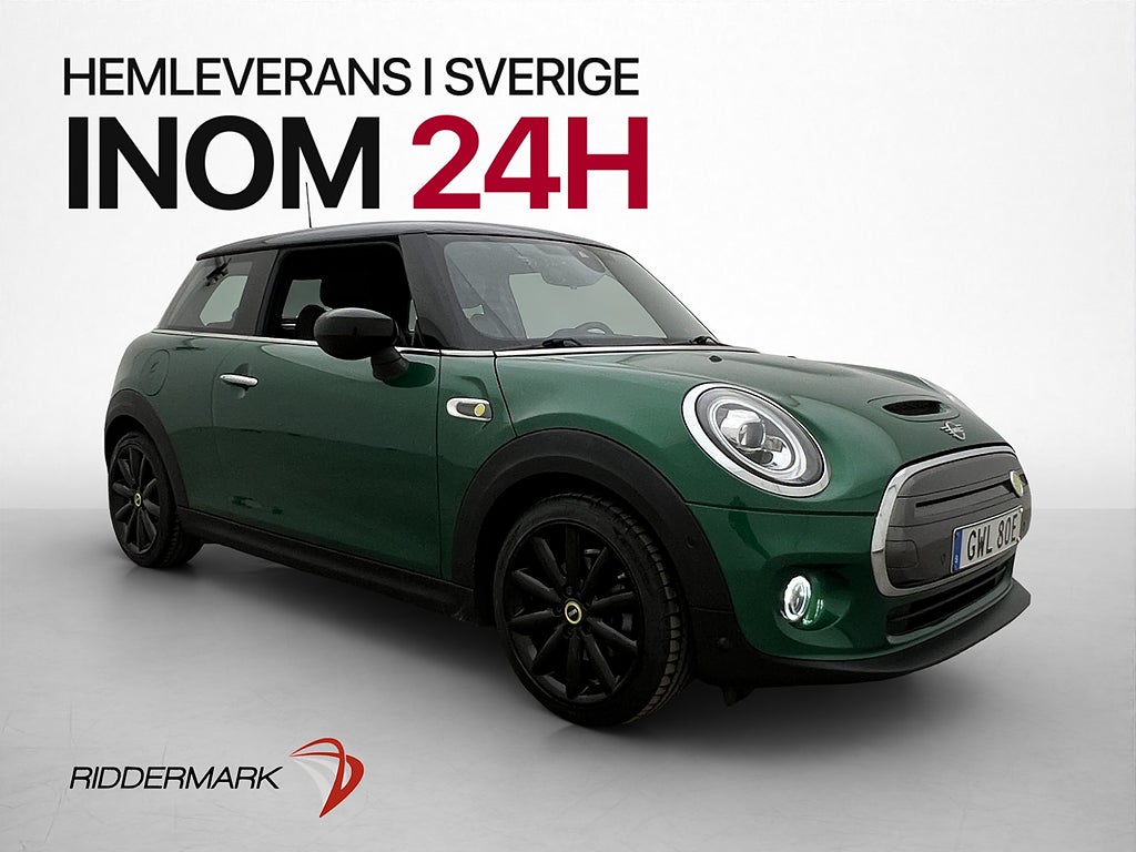 MINI Cooper SE 32.6 kWh Värmare H/K HUD Kamera Navi MOMS