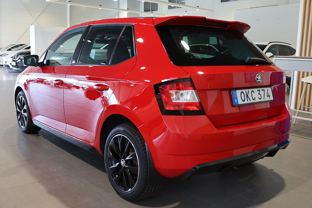 Skoda Fabia 1.2 TSI Monte Carlo Panorama PDC CarPlay Blåtand 2017