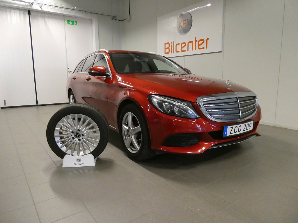 Mercedes-Benz C 300 T Exclusive *KFL 10 år 2,99%*Aut-Drag-Luft-Kam-Navi-Värm-SoV