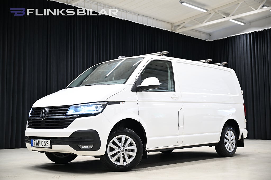 Volkswagen Transporter 4M DSG 150HK Nedlackad|LED|Drag|Värmare|NyKamrem|1Ägare