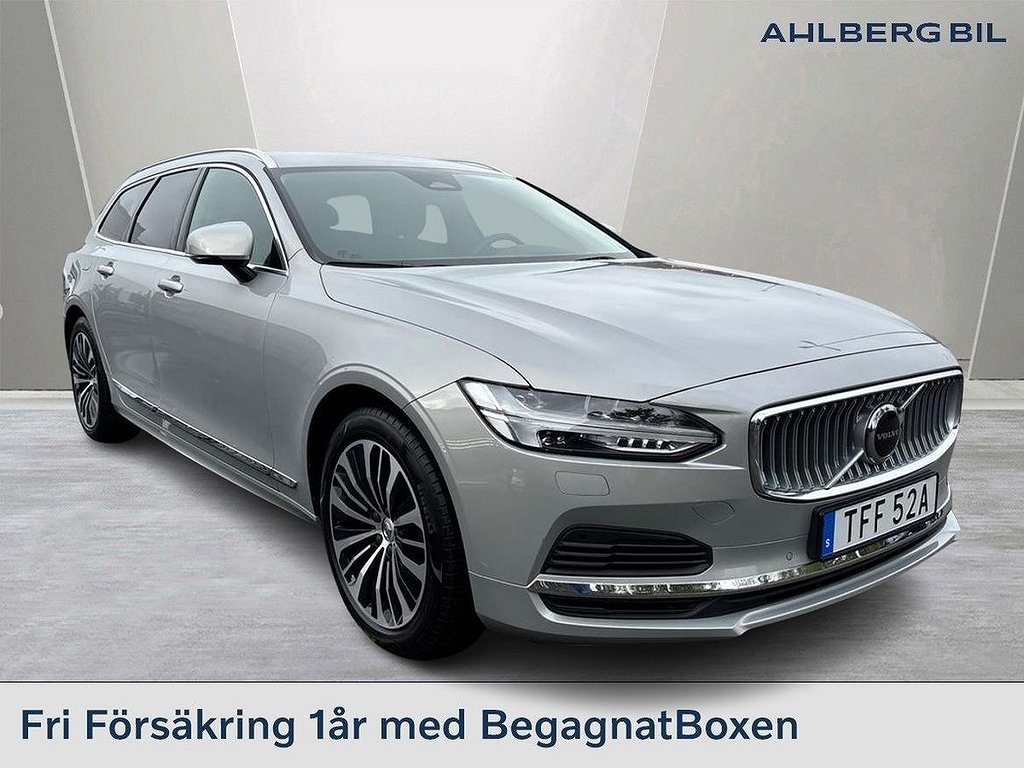 Volvo V90 Recharge T6 Core Edition, Dragkrok, Mörkt tonade rutor 5 st. Lju