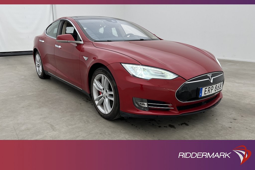 Tesla Model S P85D Luftfjädring Kolfiber Panorama CCS