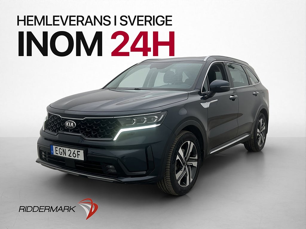 Kia Sorento PHEV 265hk 7 Sits Kamera Dragkrok Navi Sensorer