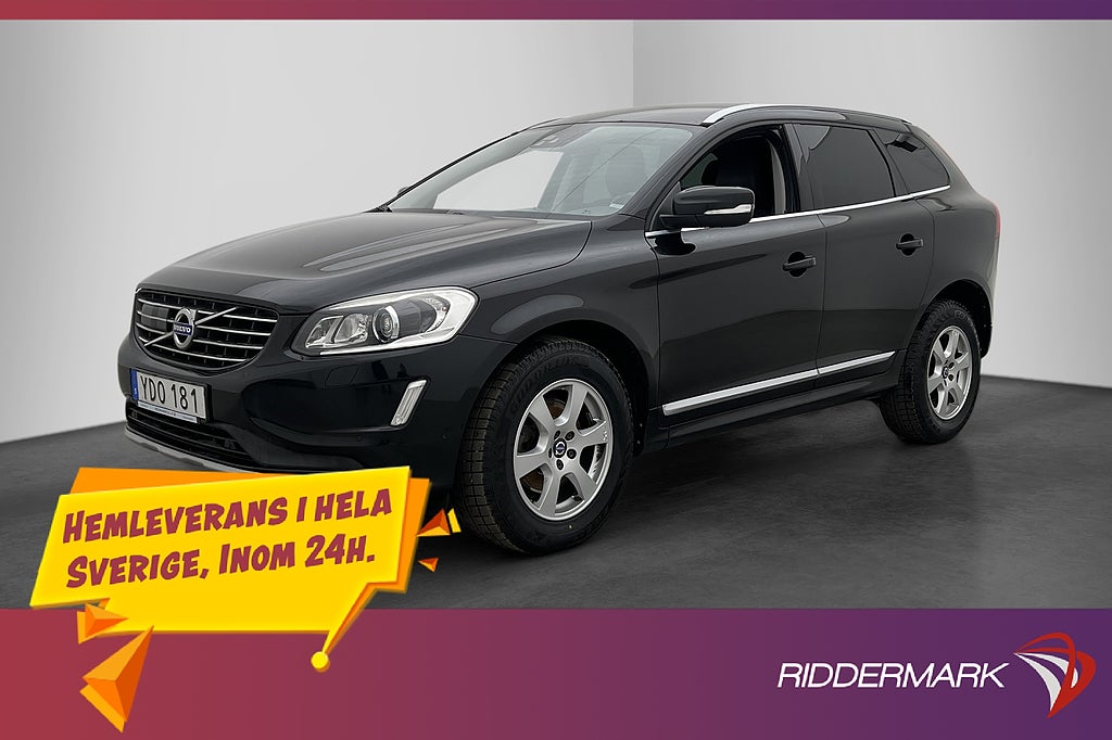 Volvo XC60 D4 AWD 190hk Summum Classic VOC Värmare Navi BLIS