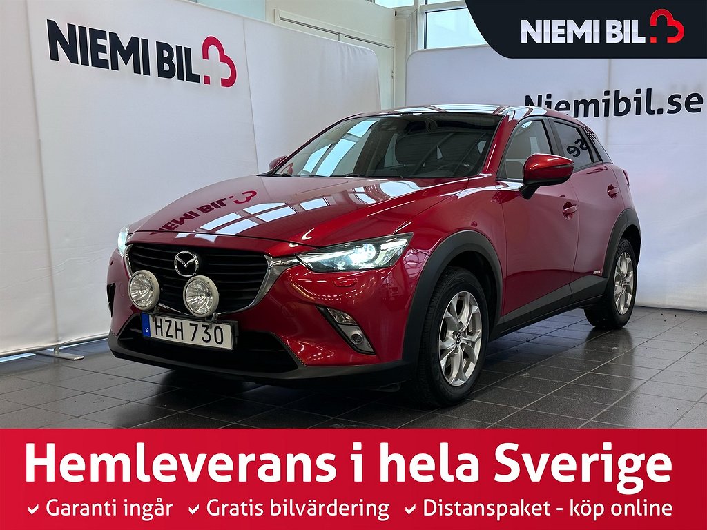 Mazda CX-3 2.0 SKYACTIV-G Vinterhjul/Navi/1 brukare