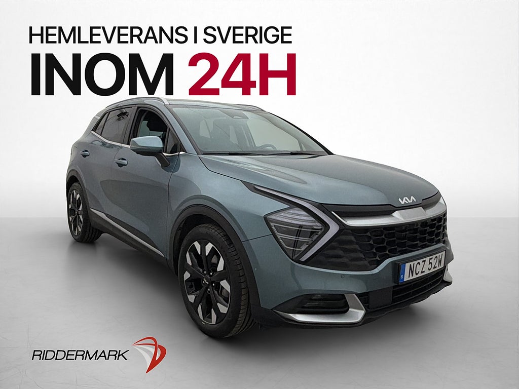 Kia Sportage PHEV 265hk MOMS Advance H/K 360° Drag CarPlay