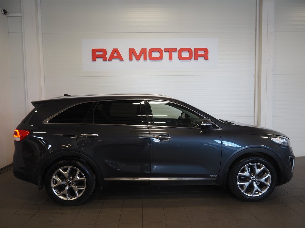 Kia Sorento 2.2 CRDi 200hk AWD 7-sits Drag Pano Navi Läder 2016