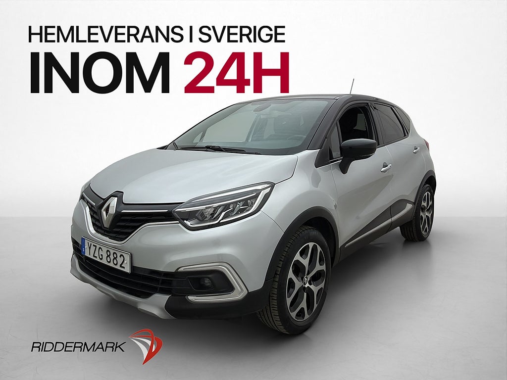 Renault Captur 1.2 TCe 118hk M&K-Värmare Kamera Navi P-sens