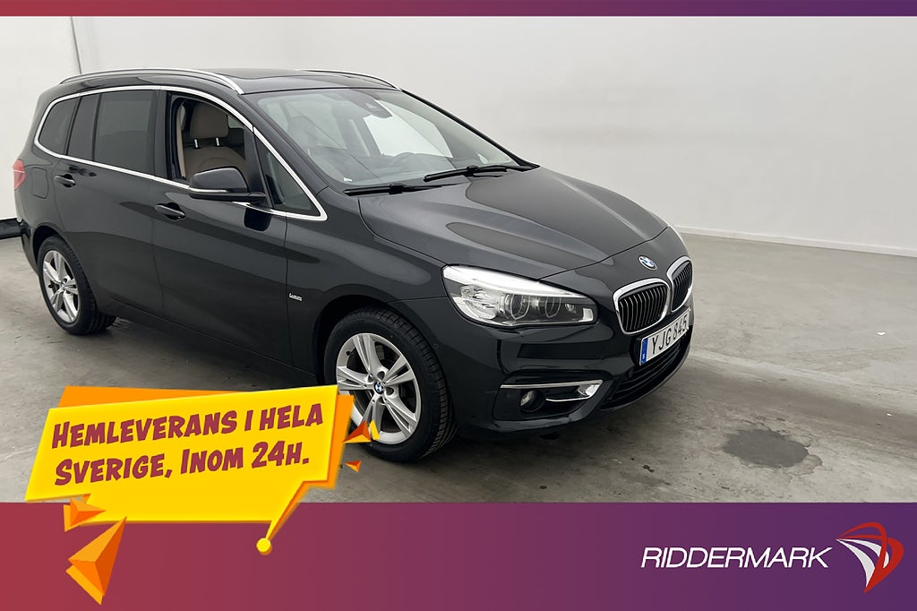 BMW 220 D Gran Tourer 7 Sit Panorama Head-up Kamera H/K Navi