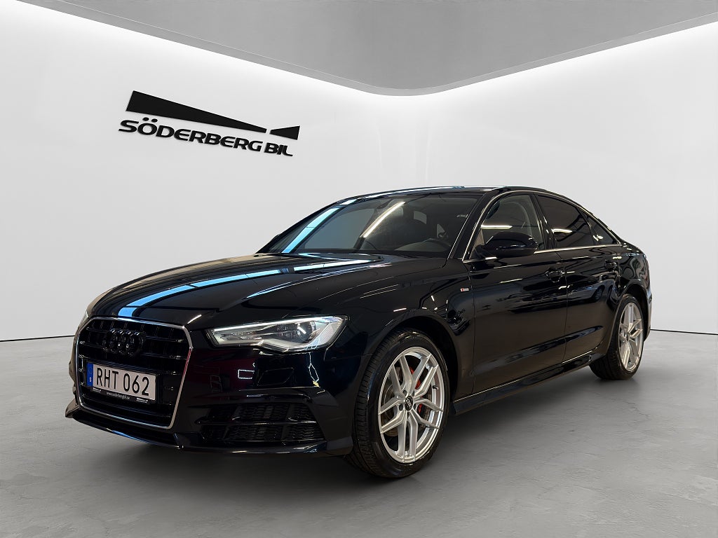 Audi A6 Sedan 2.0 TDI 190hk S-line S-tronic, Helskinn, Carplay