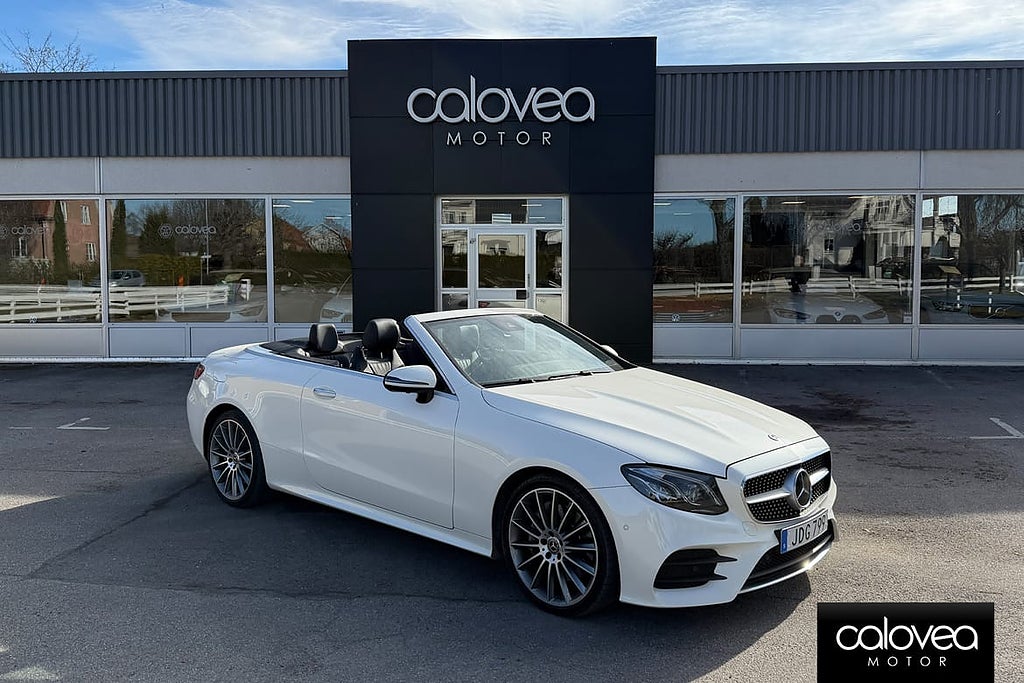 Mercedes-Benz E 400 4MATIC Cabriolet E400 333 hk Automat - AMG Line, Burmes...