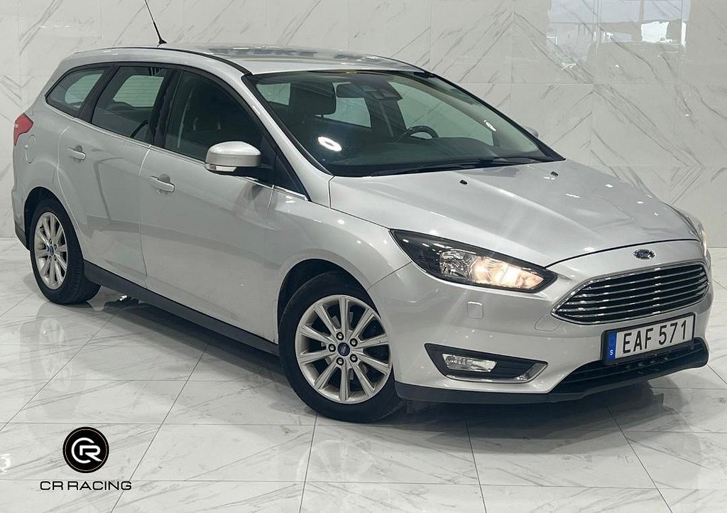 Ford Focus Kombi 1.0 EcoBoost Titanium| Stora skärmen| Keyless|