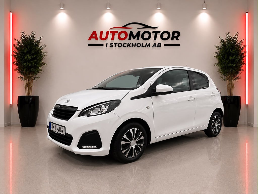 Peugeot 108 5-dörrar 1.0 VTi Automat ETG5 Euro 6 Ny servad