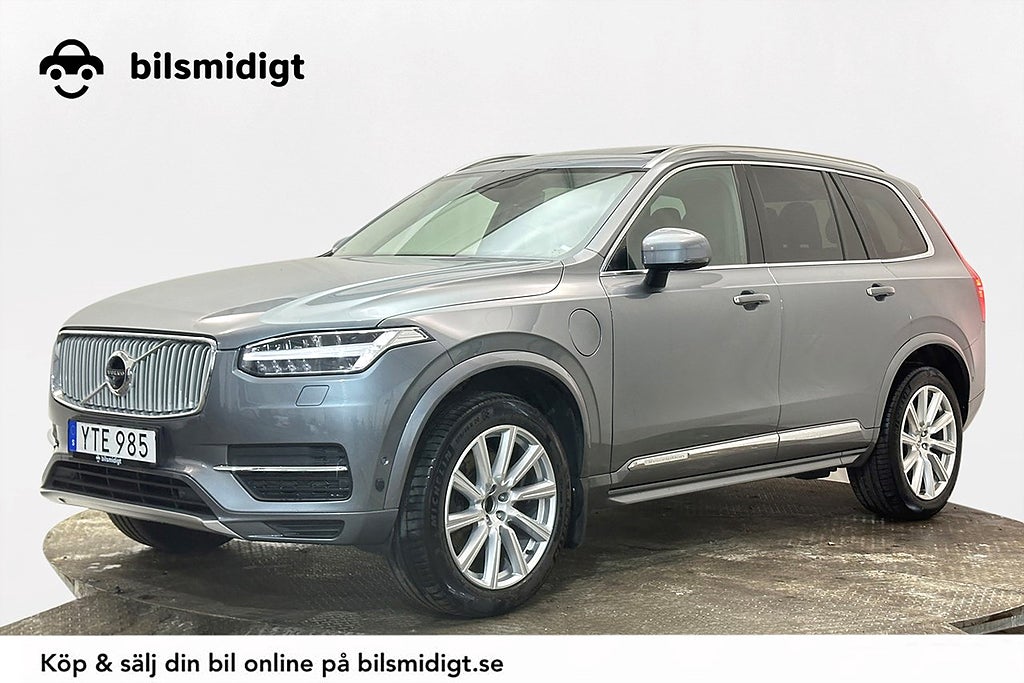 Volvo XC90 T8 TwEn AWD Inscription 7-sits Drag Pano Orrefors HUD 360° 407hk