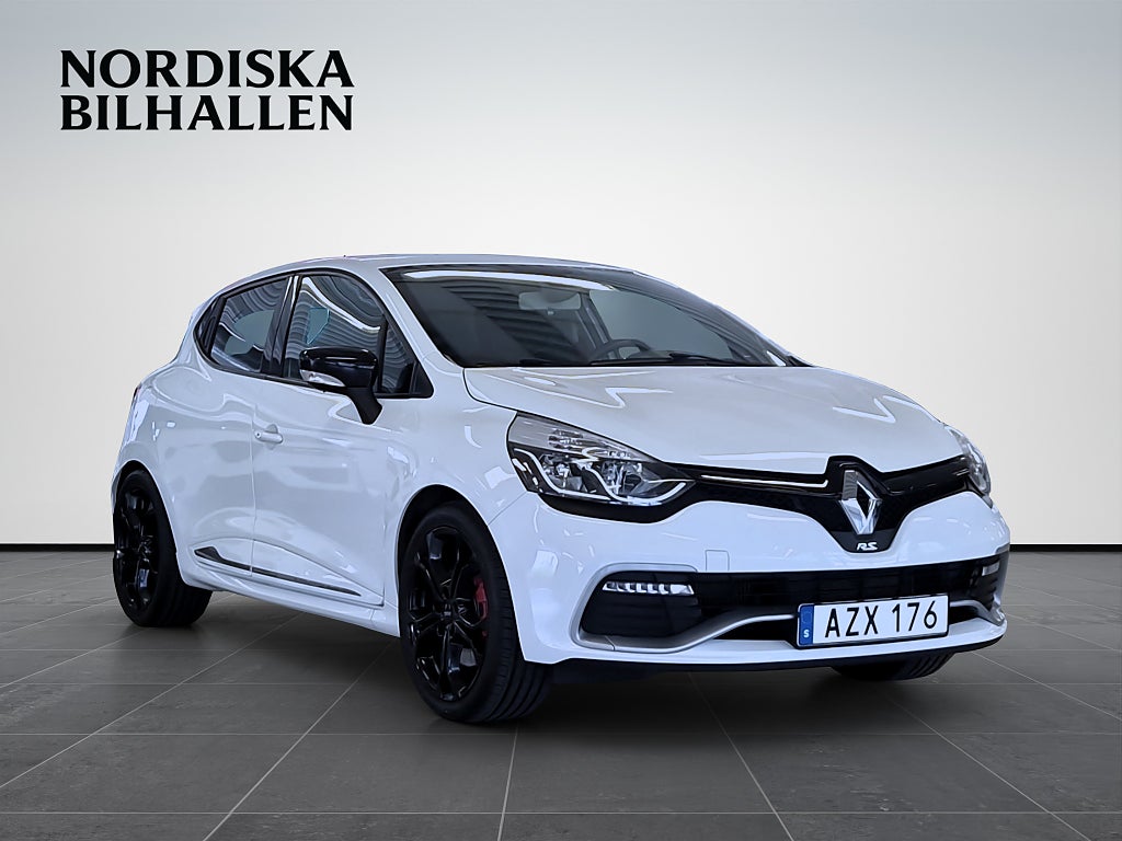 Renault Clio RS 1.6 TCe EDC Helskinn GPS navi F1-paddlar