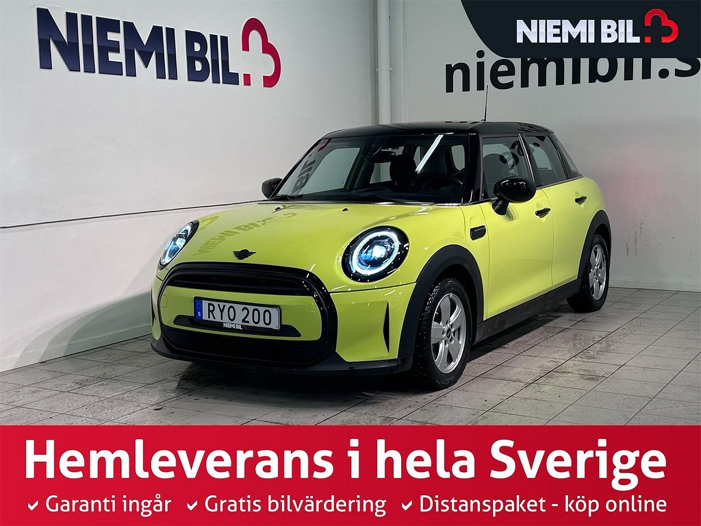 MINI Cooper 5-dörrars SoV-hjul/Carplay/Bkam