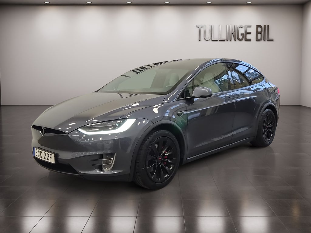 Tesla Model X P100D Ludicrous+ 772hk 7-Sits Drag