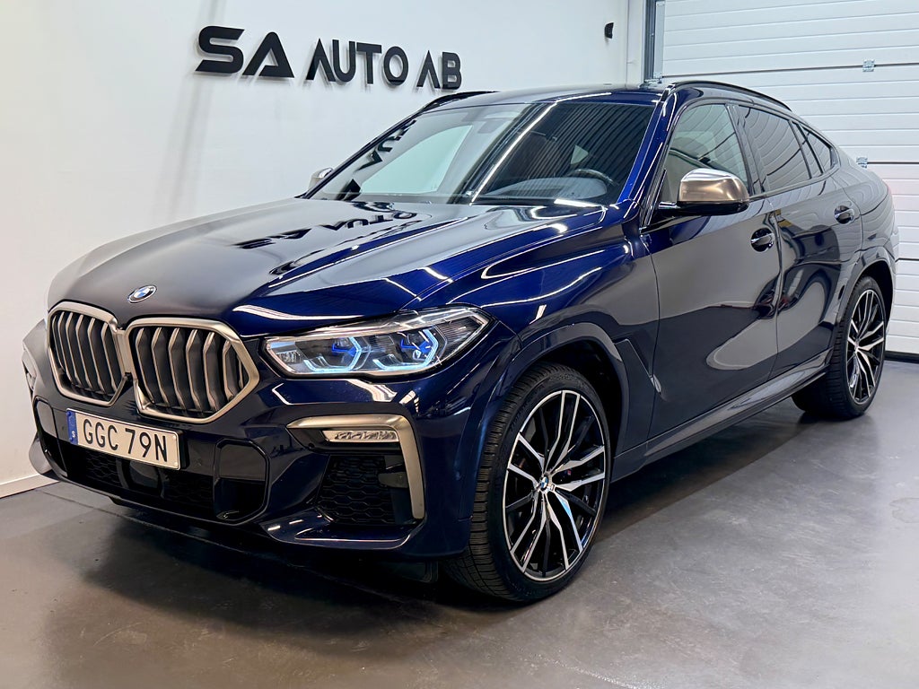 BMW X6 M50i Steptronic Pano Massage 360° HUD Drag 530hk