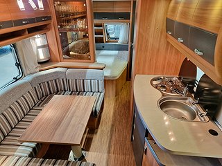 Husvagn, 1-axl Hobby 560 KMFE DE LUXE 9 av 16