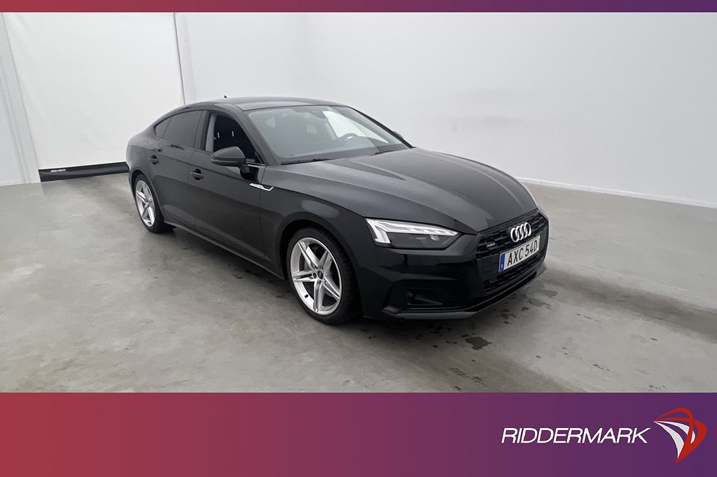 Audi A5 Sportback 45 TFSI 265hk Quattro Cockpit Pano Matrix