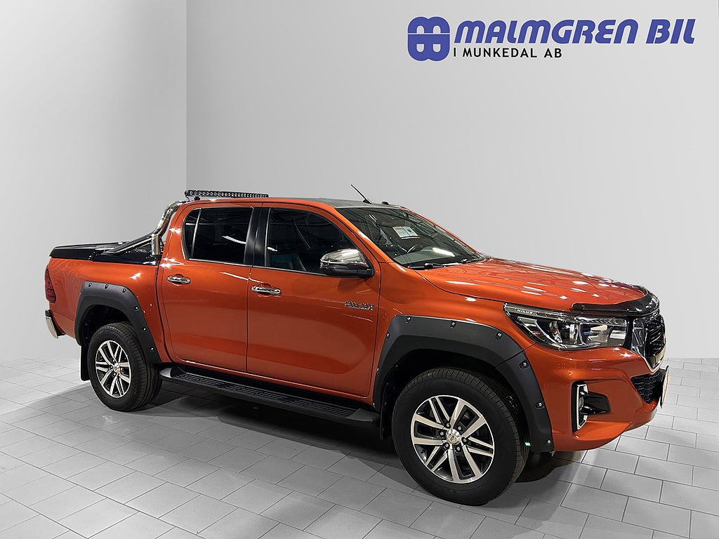 Toyota Hilux D-Cab D-4D AUT Premium Läder Flaklock Ledramp