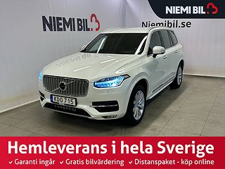 Volvo XC90 D5 AWD Inscription 7-sits/Kamera/Drag/D-värm/HuD