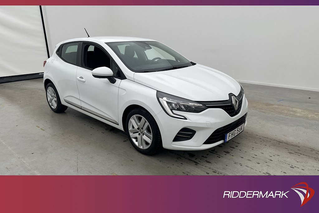 Renault Clio 1.0 TCe 91hk Zen Sensorer CarPlay Välservad