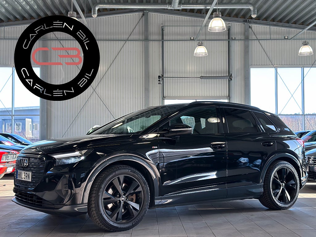 Audi Q4 40 e-tron S-Line Sport SONOS Svart-Optik Drag Värmare
